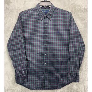 Polo Ralph Lauren Men's Shirt XL‎ Multicolor Plaid Long Sleeve Button Up